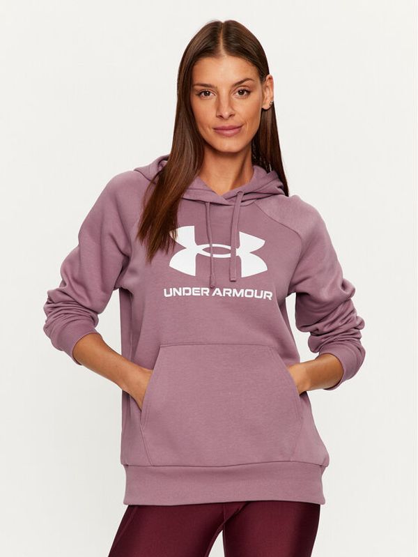 Under Armour Under Armour Jopa Ua Rival Fleece Big Logo Hdy 1379501 Vijolična Loose Fit