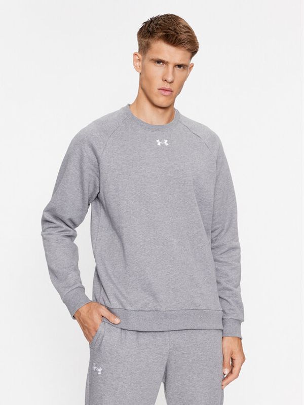 Under Armour Under Armour Jopa Ua Rival Fleece Crew 1379755 Siva Loose Fit