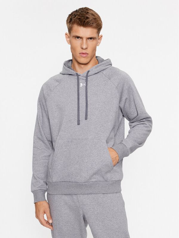 Under Armour Under Armour Jopa Ua Rival Fleece Hoodie 1379757 Siva Loose Fit