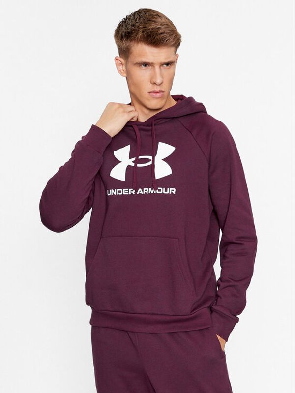 Under Armour Under Armour Jopa Ua Rival Fleece Logo Hd 1379758 Bordo rdeča Loose Fit