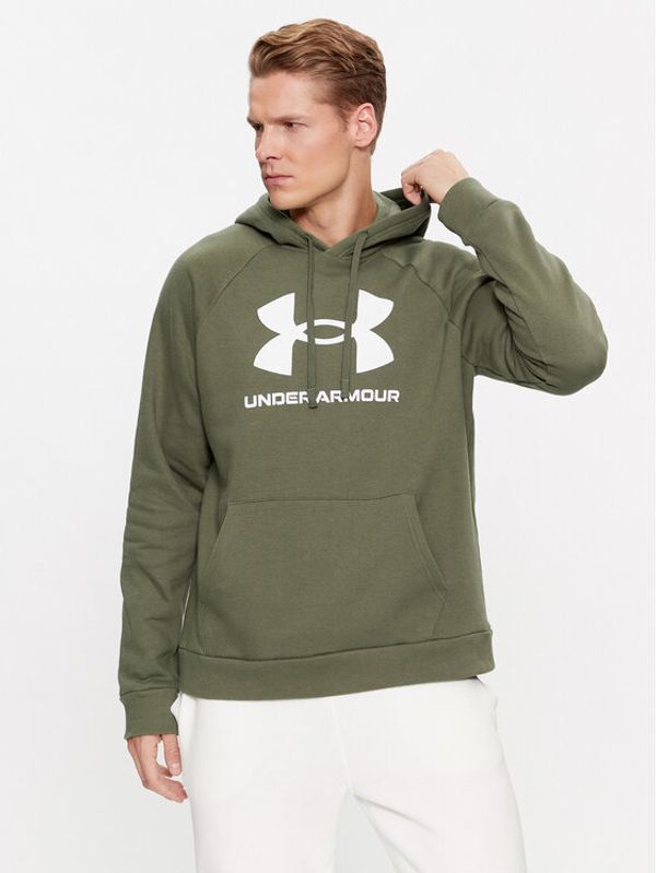 Under Armour Under Armour Jopa Ua Rival Fleece Logo Hd 1379758 Khaki Loose Fit