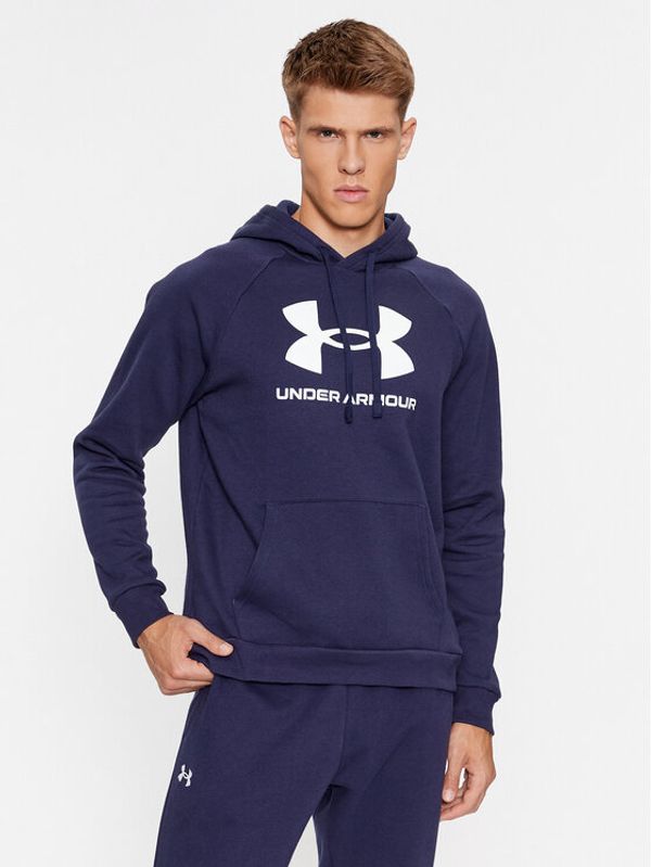 Under Armour Under Armour Jopa Ua Rival Fleece Logo Hd 1379758 Mornarsko modra Loose Fit