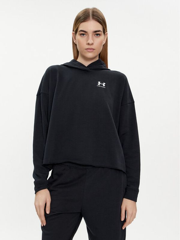 Under Armour Under Armour Jopa Ua Rival Terry Os Hoodie 1382736-001 Črna Loose Fit