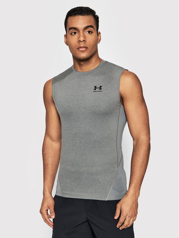 Under Armour Under Armour Majica brez rokavov HeatGear® 1361522 Siva Slim Fit