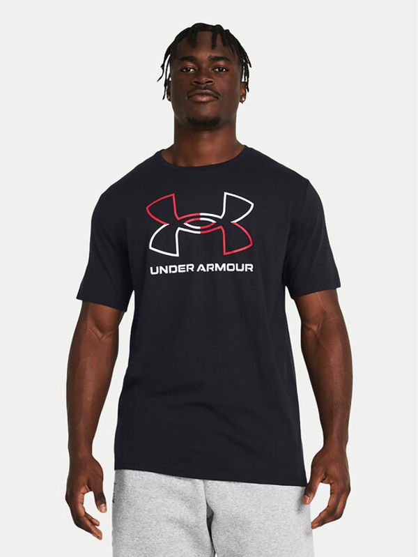 Under Armour Under Armour Majica Ua Gl Foundation Update Ss 1382915-001 Črna Loose Fit