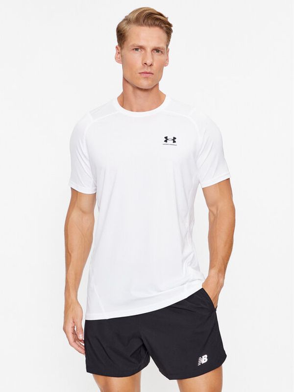 Under Armour Under Armour Majica Ua Hg Armour Fitted Ss 1361683 Bela Fitted Fit