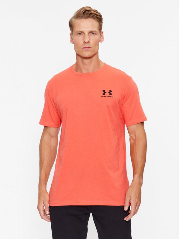 Under Armour Under Armour Majica Ua M Sportstyle Lc Ss 1326799 Rdeča Loose Fit