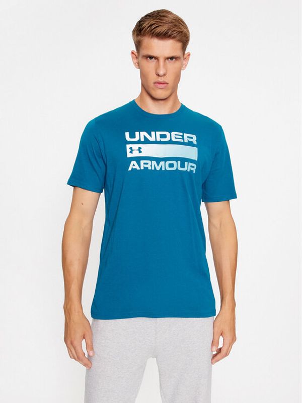 Under Armour Under Armour Majica Ua Team Issue Wordmark Ss 1329582 Modra Loose Fit