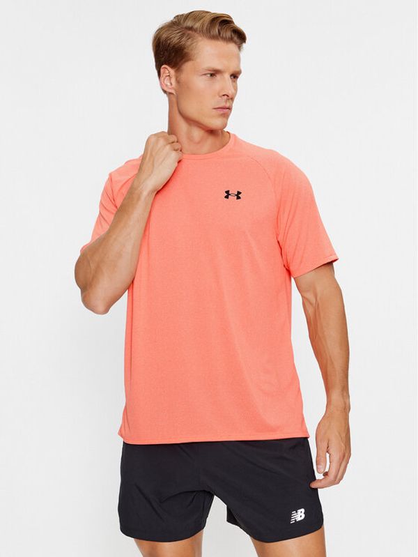 Under Armour Under Armour Majica Ua Tech 2.0 Ss Tee Novelty 1345317 Rdeča Loose Fit