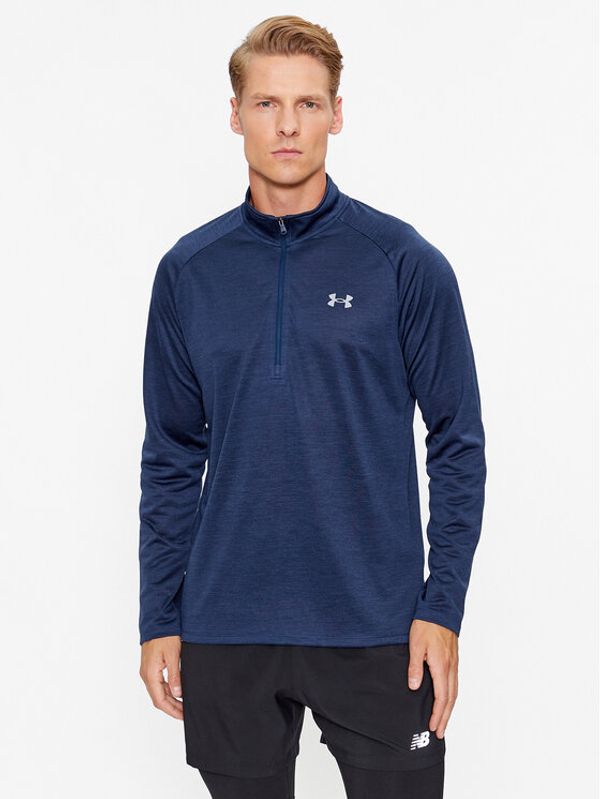 Under Armour Under Armour Majica z dolgimi rokavi Ua Tech 2.0 1/2 Zip 1328495 Modra Loose Fit