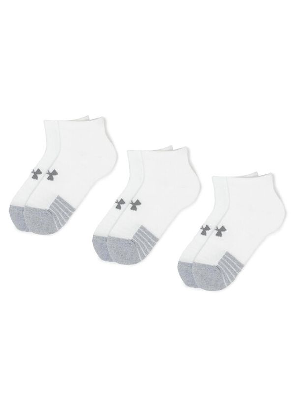 Under Armour Under Armour Set 3 parov unisex nizkih nogavic Heatgear Lo Cut Sock 1346753-100 Bela