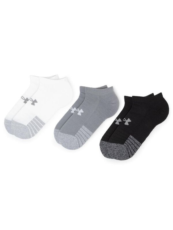 Under Armour Under Armour Set 3 parov unisex nizkih nogavic Heatgear No Show Sock 1346755-035 Siva