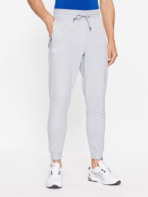 Under Armour Under Armour Spodnji del trenirke Sportstyle Tricot Jogger 1290261 Siva Loose Fit