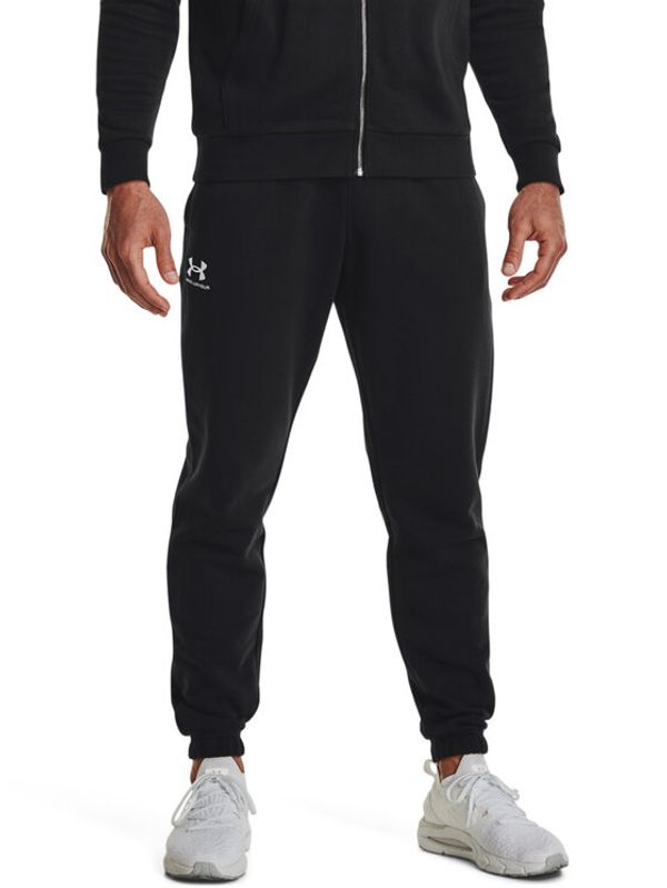 Under Armour Under Armour Spodnji del trenirke UA Essential Fleece Jogger 1373882 Črna Regular Fit