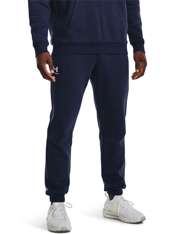 Under Armour Under Armour Spodnji del trenirke UA Essential Fleece Jogger 1373882 Mornarsko modra Regular Fit