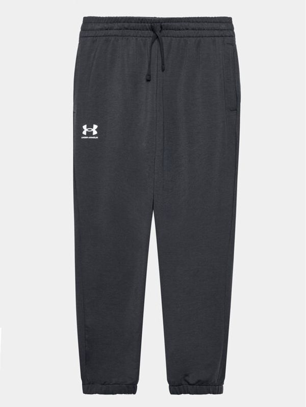 Under Armour Under Armour Spodnji del trenirke UA Rival Terry Jogger 1377021 Črna Regular Fit