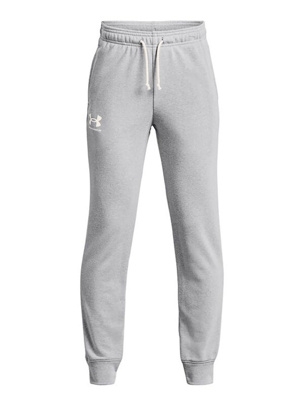 Under Armour Under Armour Spodnji del trenirke UA Rival Terry Jogger 1377254 Siva Regular Fit