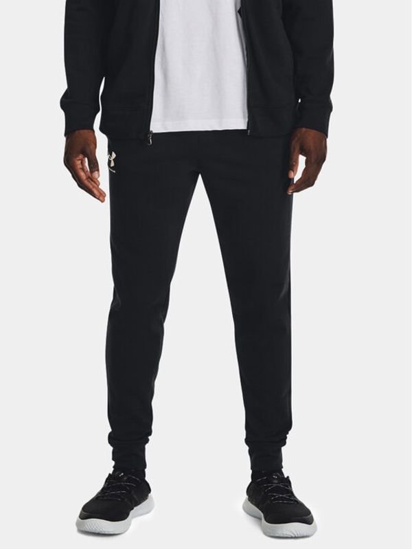 Under Armour Under Armour Spodnji del trenirke Ua Rival Terry Jogger 1380843-001 Črna Fitted Fit