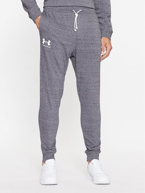 Under Armour Under Armour Spodnji del trenirke Ua Rival Terry Jogger 1380843 Siva Fitted Fit