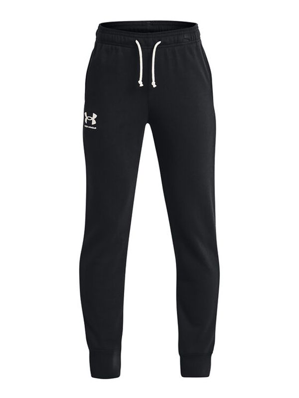 Under Armour Under Armour Spodnji del trenirke UA Rival Terry Joggers 1377254 Črna Regular Fit