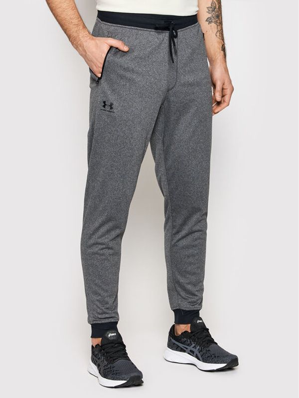 Under Armour Under Armour Spodnji del trenirke Ua Sportstyle 1290261 Siva Relaxed Fit