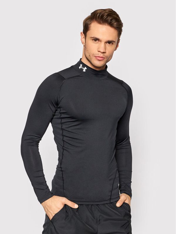 Under Armour Under Armour Športna majica HeatGear® Mock 1369606 Črna Skinny Fit