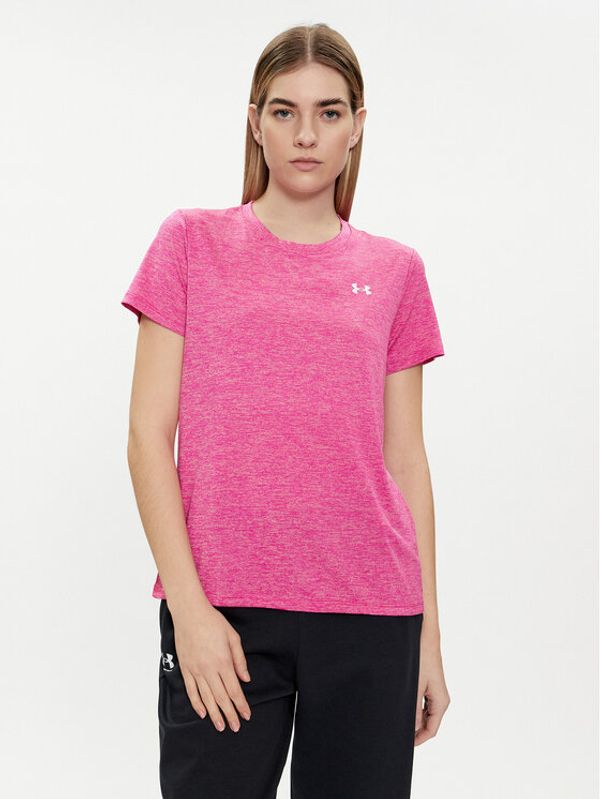 Under Armour Under Armour Športna majica Tech Ssc- Twist 1384230-652 Roza Loose Fit