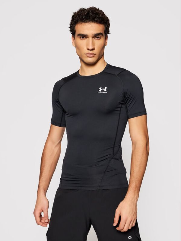 Under Armour Under Armour Športna majica Ua HeatGear 1361518 Črna Slim Fit