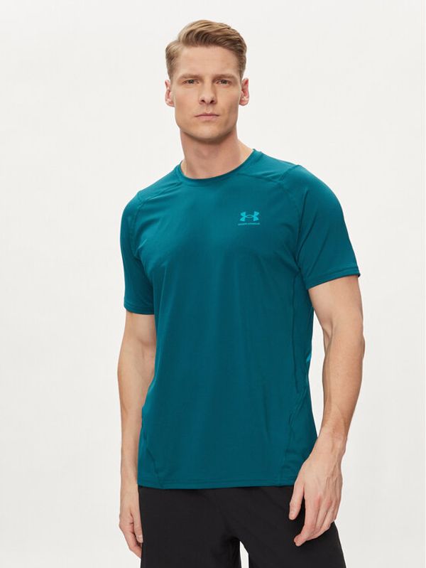 Under Armour Under Armour Športna majica Ua Hg Armour Ftd Graphic Ss 1383320-449 Zelena Fitted Fit