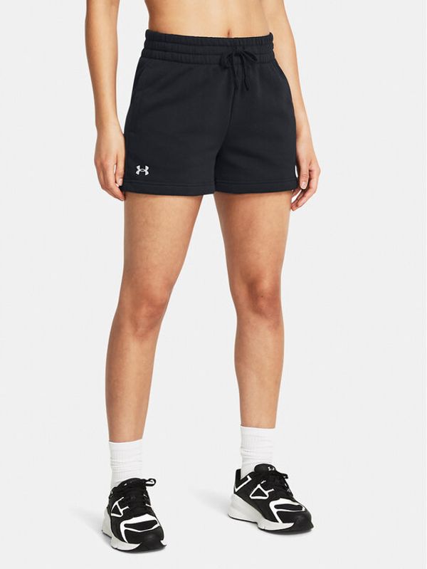 Under Armour Under Armour Športne kratke hlače Rival Fleece Short 1382723-001 Črna Loose Fit