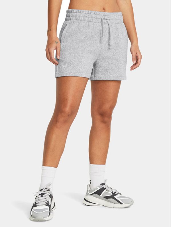 Under Armour Under Armour Športne kratke hlače Rival Fleece Short 1382723-011 Siva Loose Fit