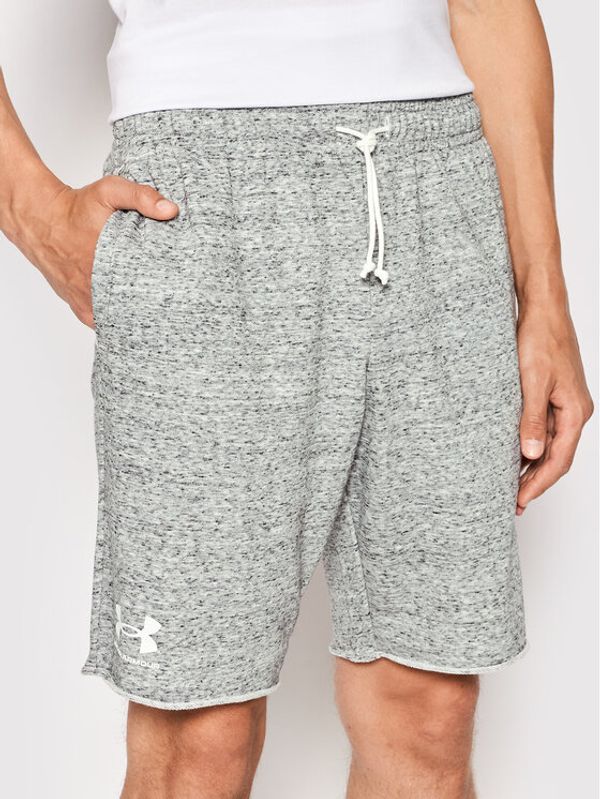 Under Armour Under Armour Športne kratke hlače Rival Terry 1361631 Siva Regular Fit