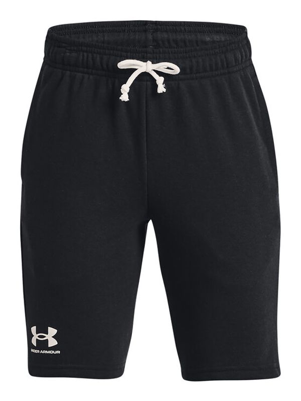 Under Armour Under Armour Športne kratke hlače UA RIVAL TERRY SHORT 1377255 Črna Regular Fit