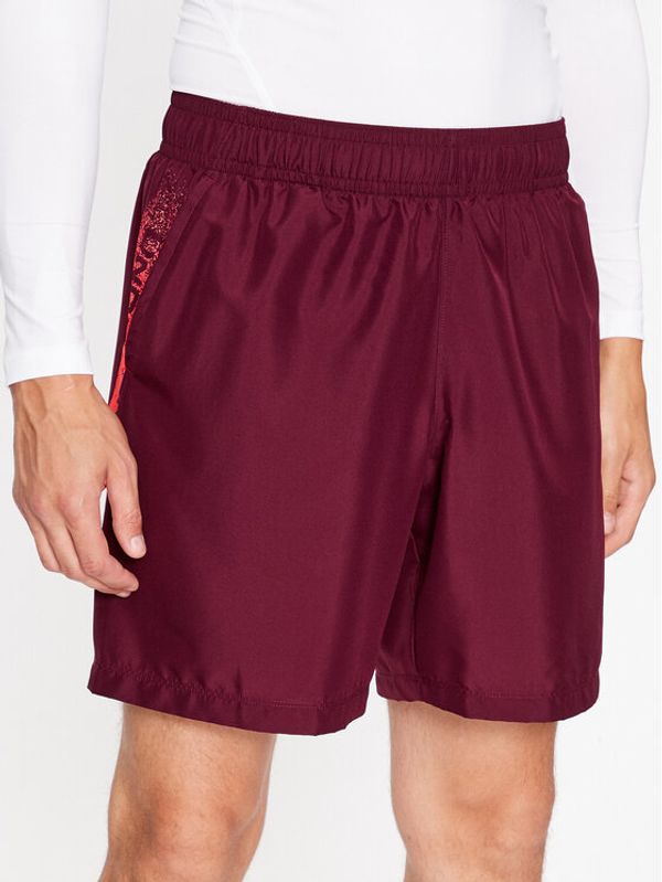 Under Armour Under Armour Športne kratke hlače Ua Woven Graphic Shorts 1370388 Bordo rdeča Loose Fit