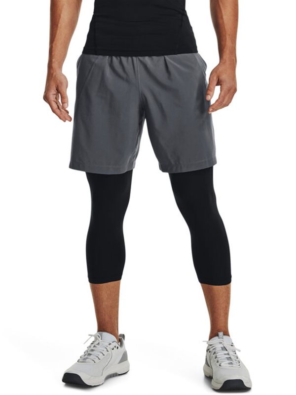 Under Armour Under Armour Športne kratke hlače UA Woven Graphic Shorts 1370388 Siva Regular Fit