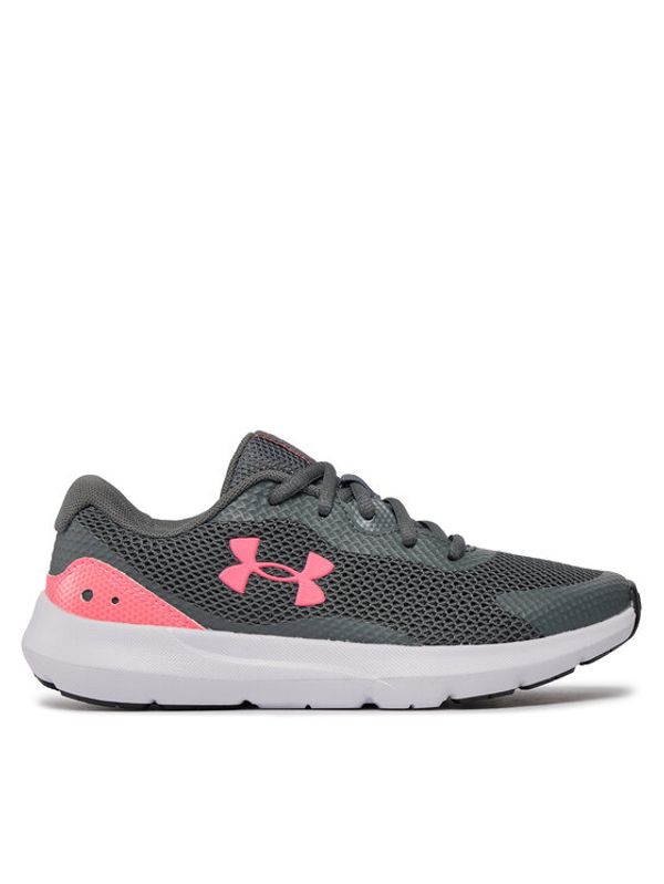 Under Armour Under Armour Tekaški čevlji Ua Ggs Surge 3 3025013-106 Siva