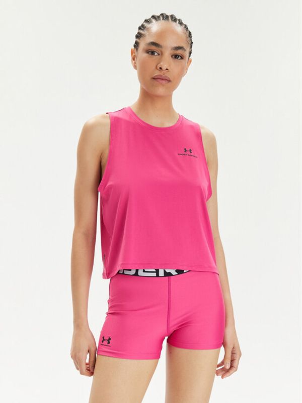 Under Armour Under Armour Top Rush Energy Crop Tank 1383654-686 Roza Loose Fit