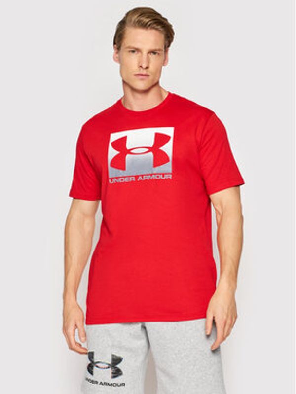 Under Armour Under Armour Majica Ua Boxed Sportstyle 1329581 Rdeča Loose Fit