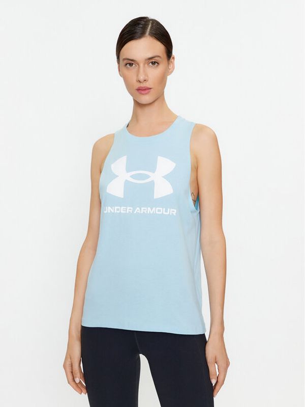 Under Armour Under Armour Top Ua W Live Sportstyle Tank 1356297 Modra Loose Fit