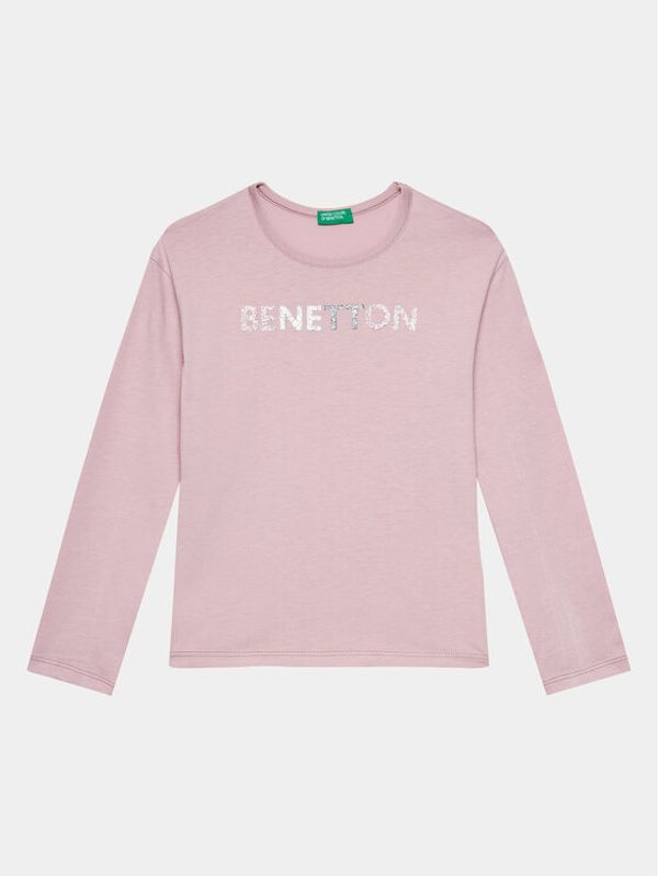 United Colors Of Benetton United Colors Of Benetton Bluza 3ATNC10EH Roza Regular Fit