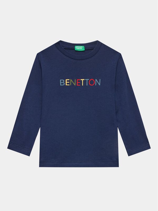 United Colors Of Benetton United Colors Of Benetton Bluza 3I1XG10A8 Mornarsko modra Regular Fit