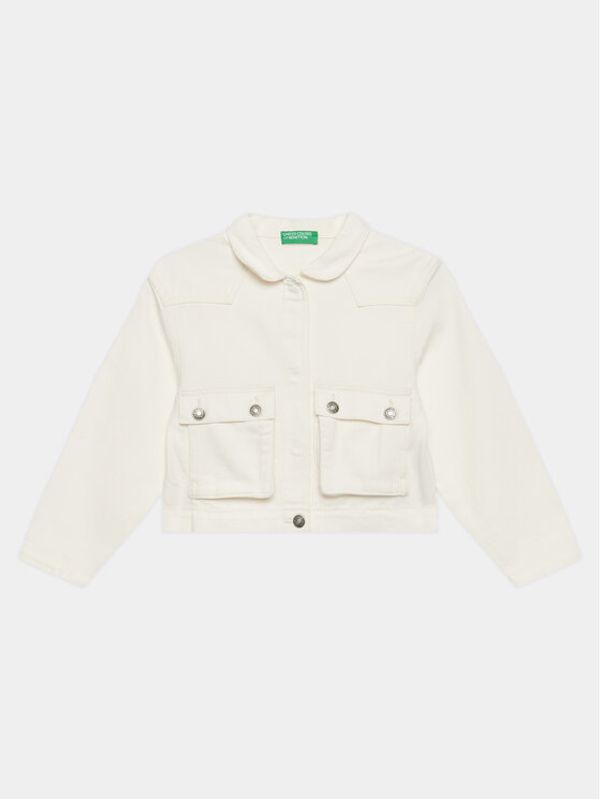 United Colors Of Benetton United Colors Of Benetton Jeans jakna 22C2CN04D Écru Regular Fit