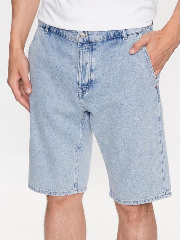 United Colors Of Benetton United Colors Of Benetton Jeans kratke hlače 43EZU900I Modra Regular Fit