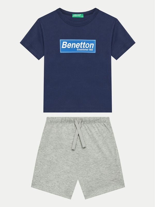 United Colors Of Benetton United Colors Of Benetton Komplet majica in kratke hlače 3096GK00I Pisana Regular Fit