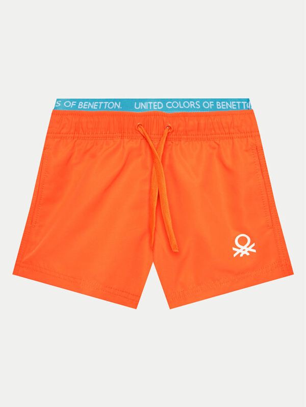 United Colors Of Benetton United Colors Of Benetton Kopalne hlače 5JD00X00N Oranžna Regular Fit