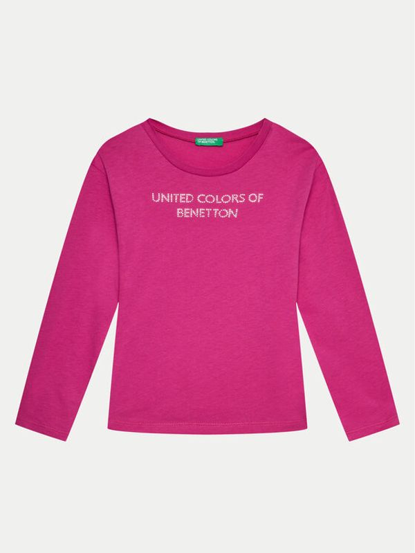 United Colors Of Benetton United Colors Of Benetton Majica 3I1XC10JS Roza Regular Fit