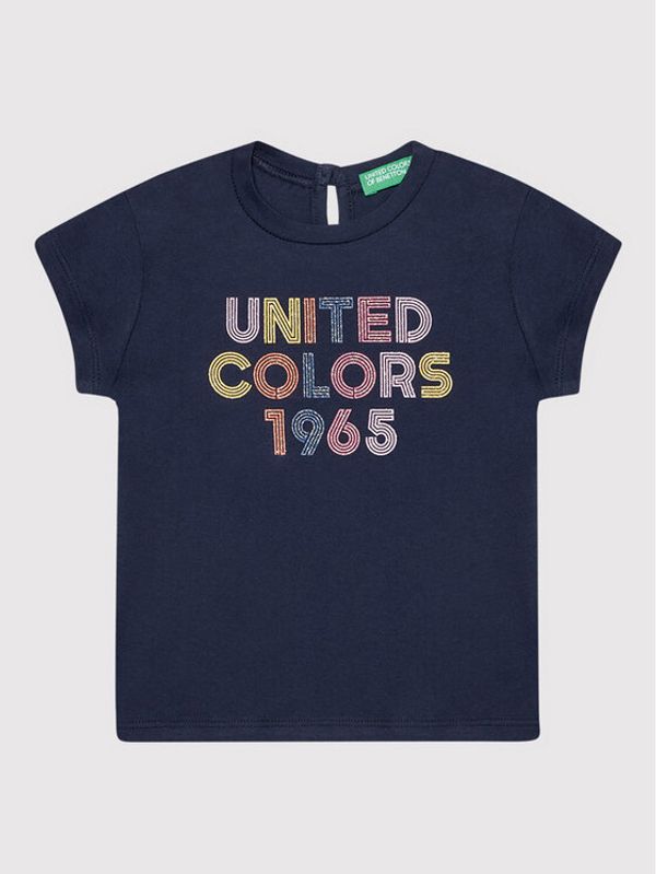 United Colors Of Benetton United Colors Of Benetton Majica 3I1XC1527 Mornarsko modra Regular Fit