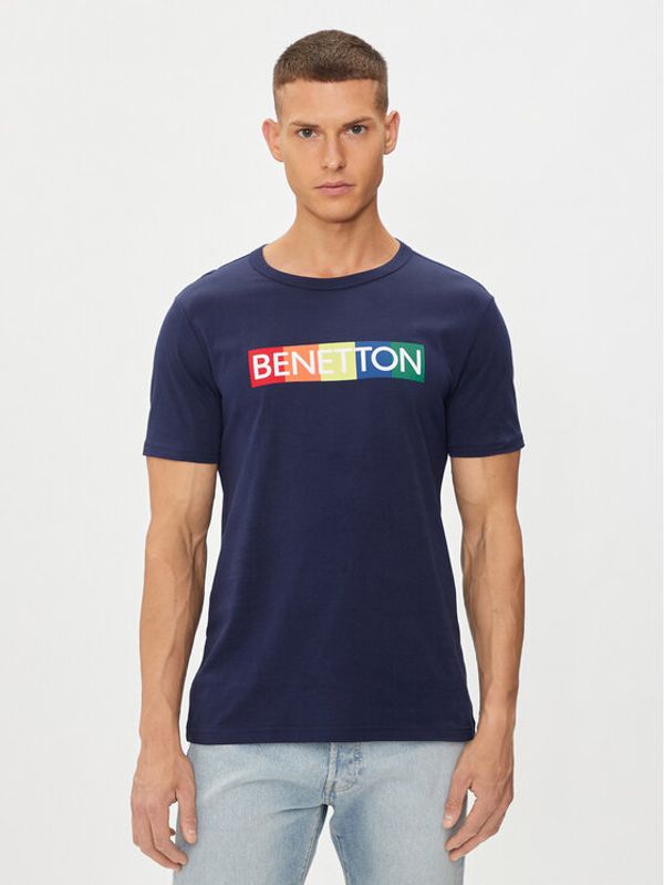 United Colors Of Benetton United Colors Of Benetton Majica 3I1XU100A Siva Regular Fit