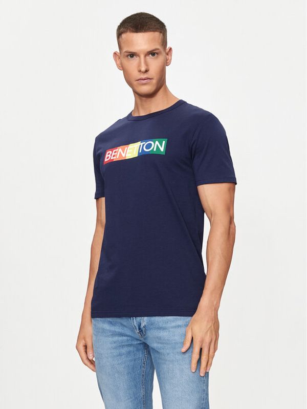 United Colors Of Benetton United Colors Of Benetton Majica 3I1XU100A Siva Regular Fit