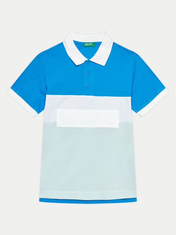 United Colors Of Benetton United Colors Of Benetton Polo majica 3088C301G Modra Regular Fit